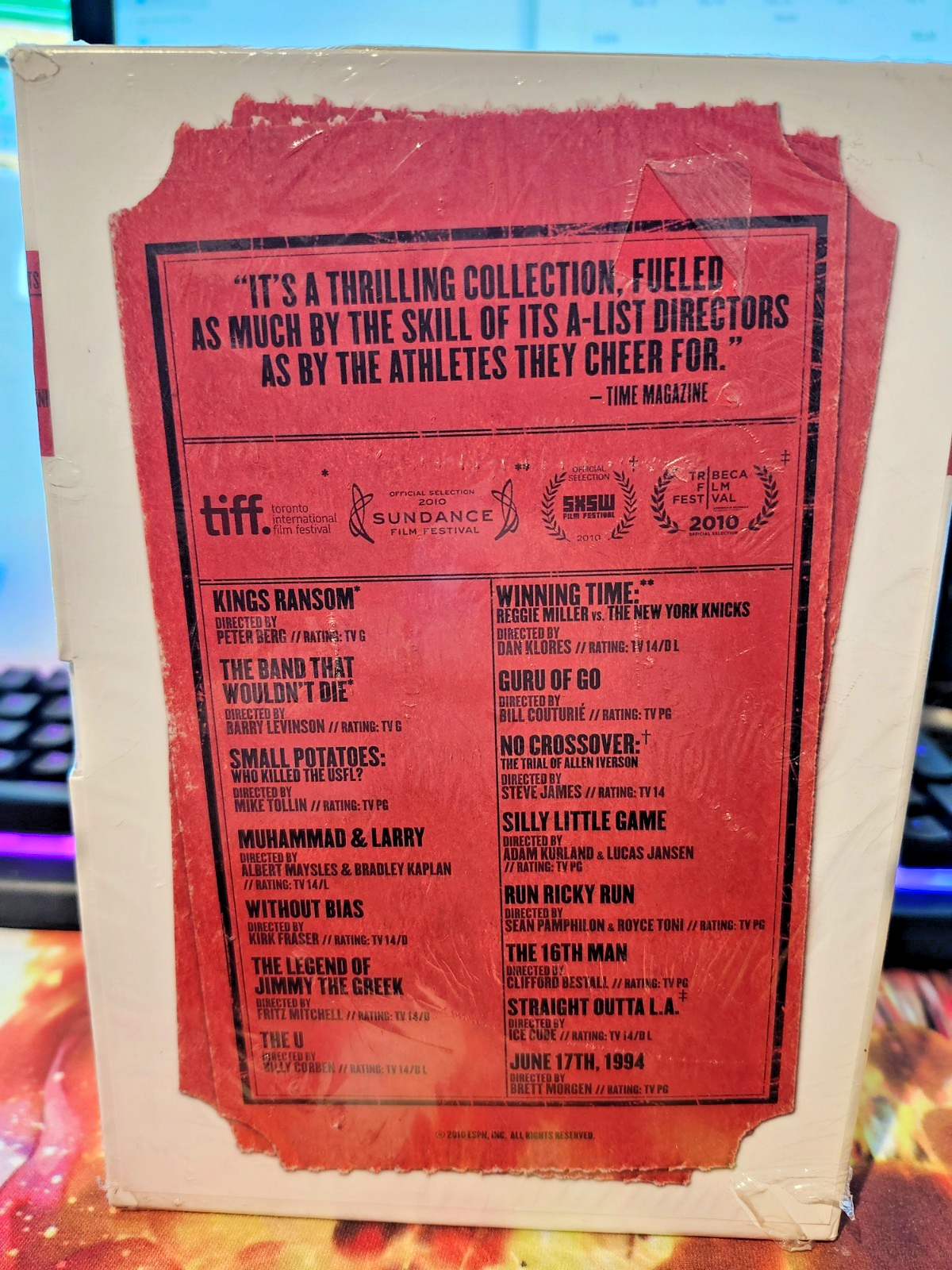 ESPN 30 for 30 Gift Set Collection | Volumes 1 & 2 DVD | Factory Sealed back