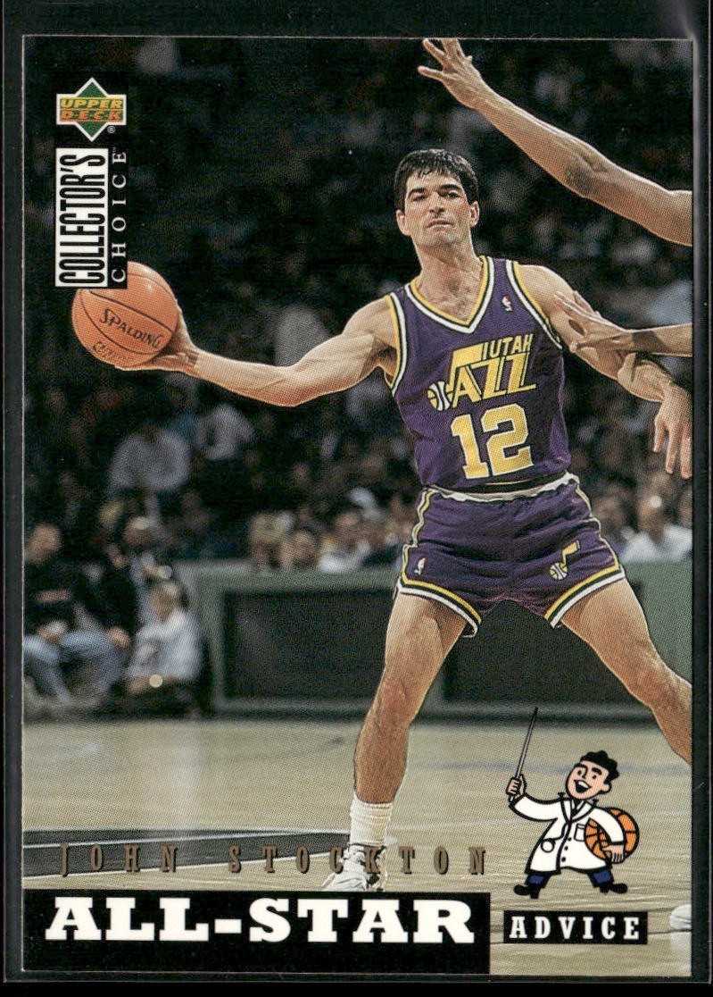 John Stockton Player Lot Bundle 10 Basketball Cards JS004 Utah Jazz front