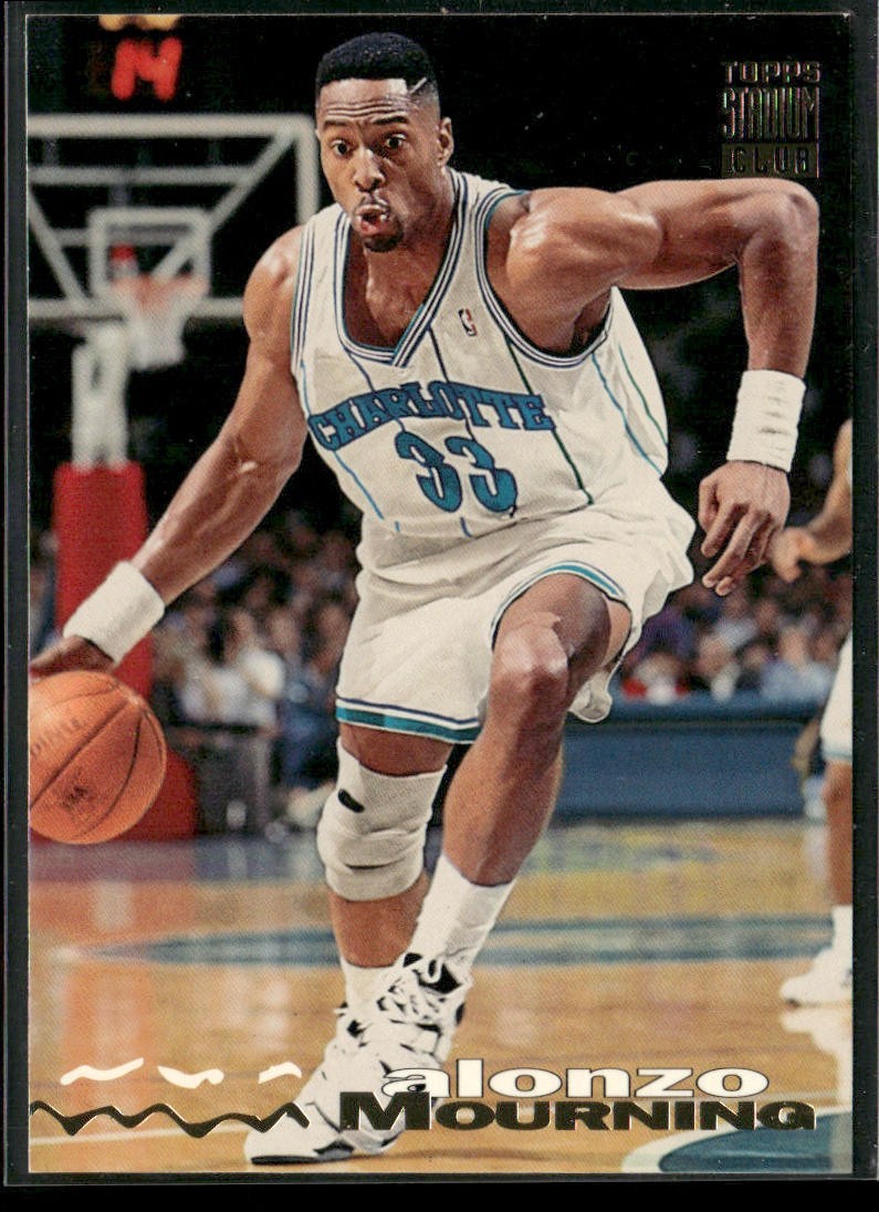 Alonzo Mourning Player Lot Bundle 10 Different Basketball Cards AM001 Heat back