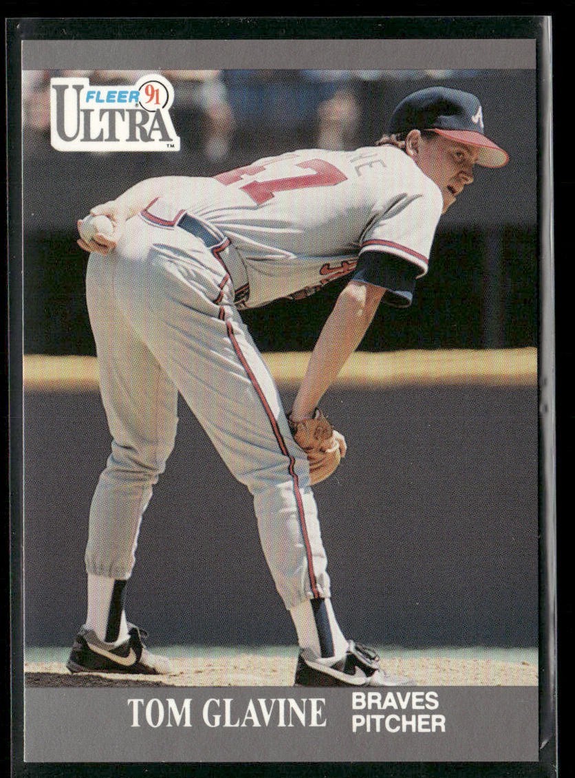 Tom Glavine Lot Bundle 10 Different Baseball Cards TG001 Braves back