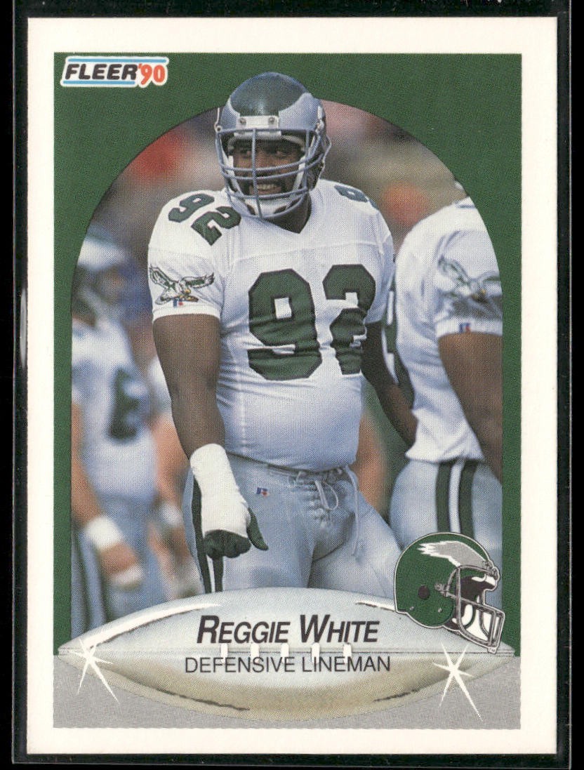 Reggie White Player Lot Bundle 10 Different Football Cards RW006 Eagles Packers back