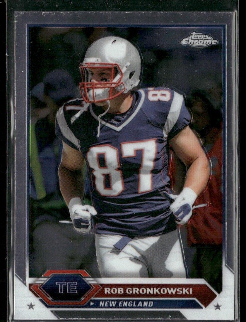 Rob Gronkowski Player Lot Bundle 10 Different Football Cards RG001 Patriots back