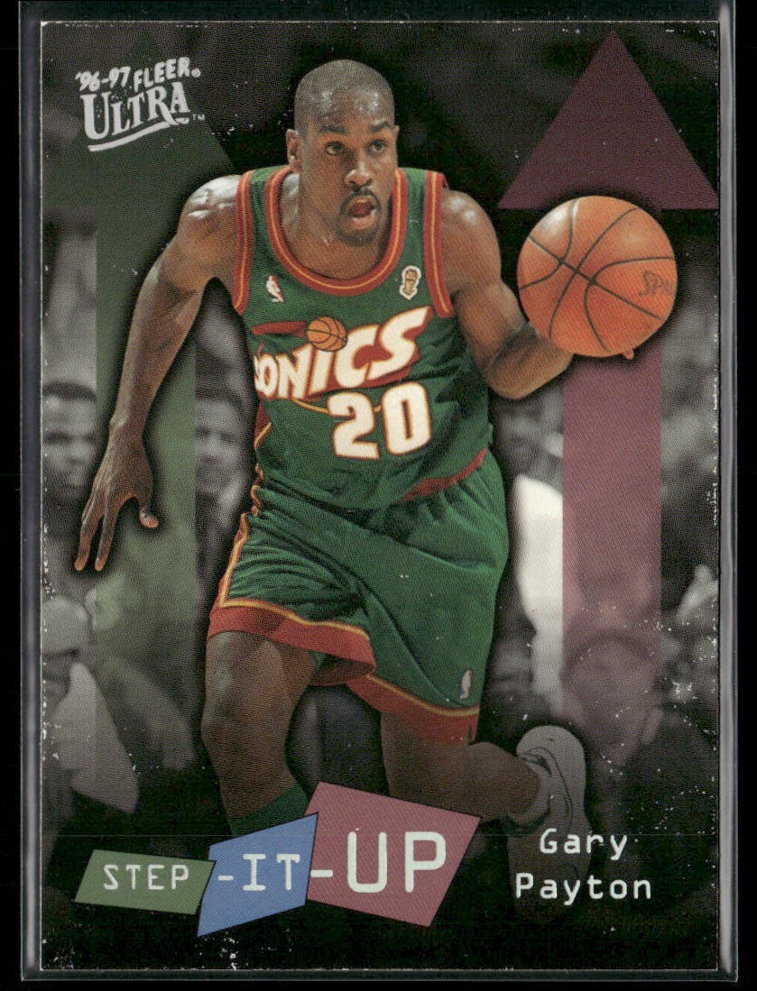 Gary Payton Player Lot Bundle 10 Basketball Cards GP002 Supersonics back