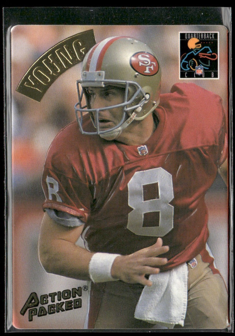 Steve Young Player Lot Bundle 10 Different Football Cards SY004 49ers back