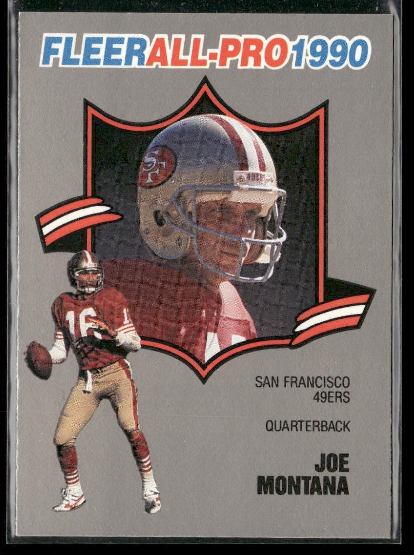 Joe Montana Player Lot Bundle 10 Different Football Cards JM005 49ers Chiefs back