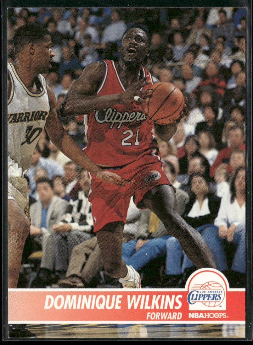 Dominique Wilkins Player Lot Bundle 10 Basketball Cards DW002 Hawks back