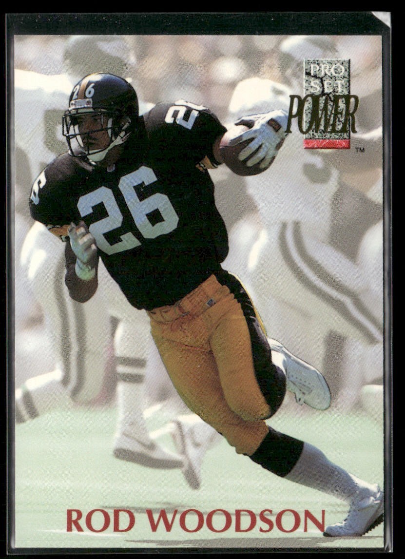 Rod Woodson Player Lot Bundle 10 Different Football Cards RW003 Steelers front