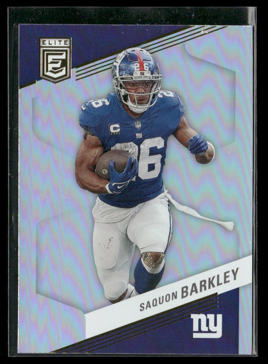 Saquon Barkley Player Lot Bundle 10 Different Football Cards SB002 Giants back