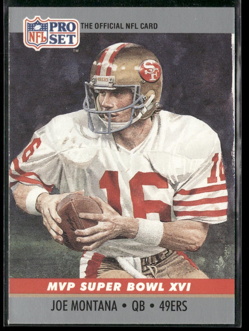 Joe Montana Player Lot Bundle 10 Different Football Cards JM003 49ers Chiefs back