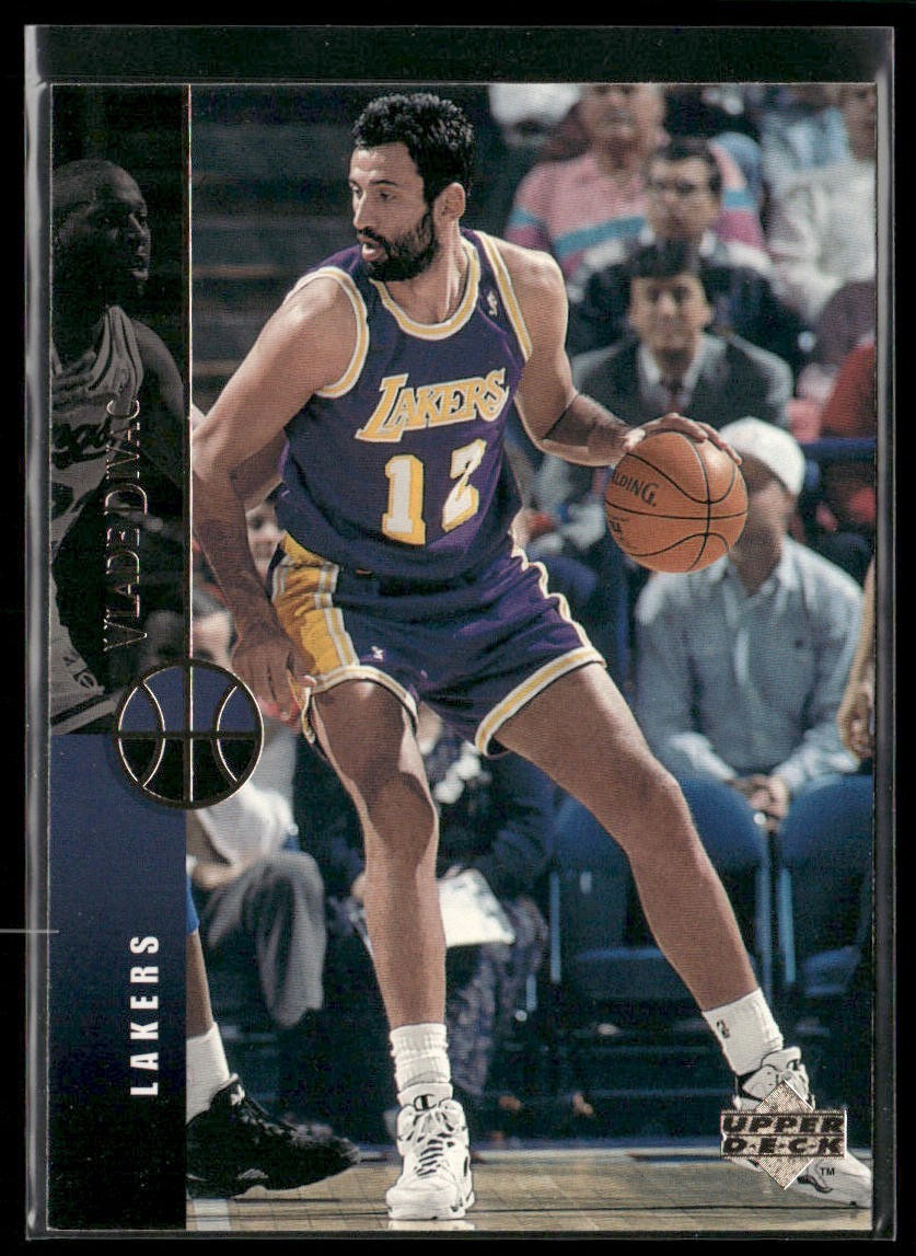 Vlade Divac Player Lot Bundle 10 Basketball Cards VD004 Lakers Hornets front