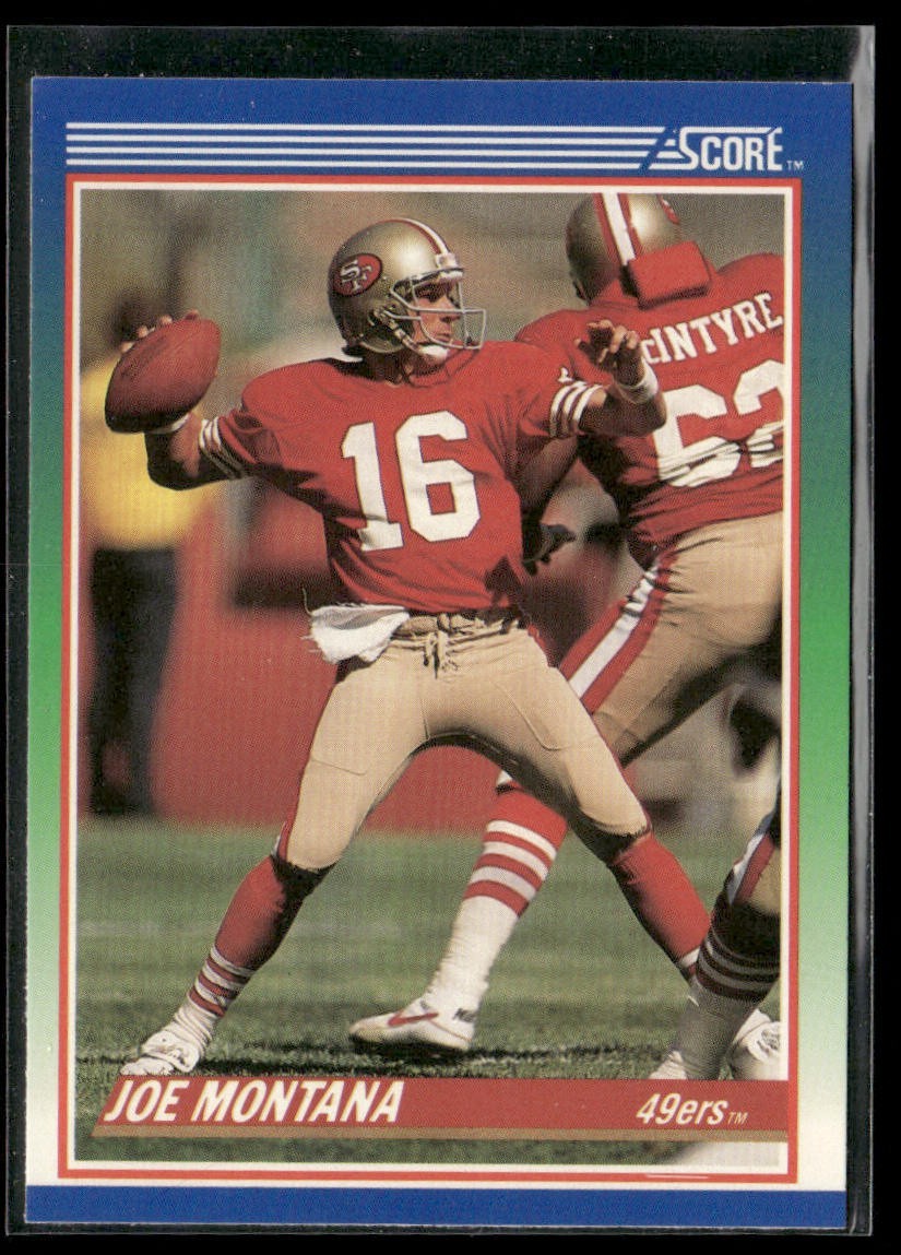 Joe Montana Player Lot Bundle 10 Different Football Cards JM003 49ers Chiefs back