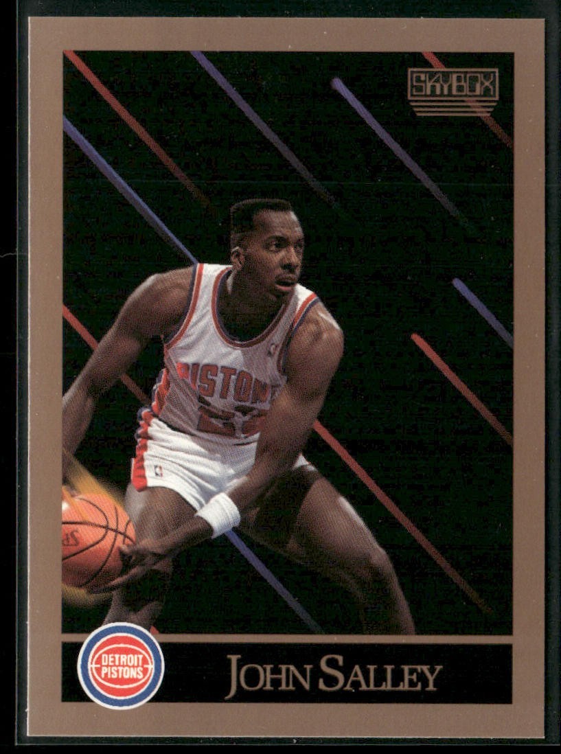 John Salley Player Lot Bundle 10 Basketball Cards JS001 Heat Pistons back