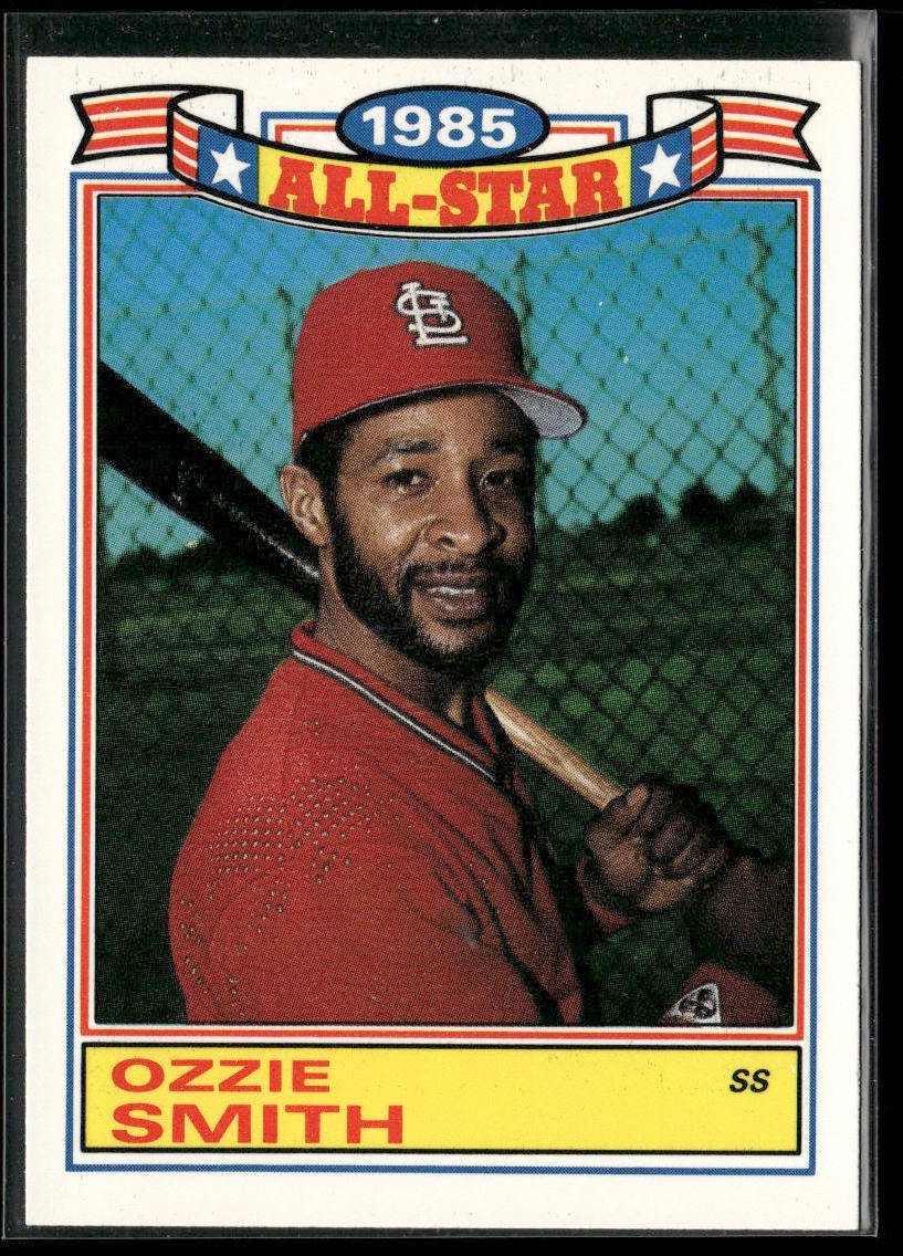 Ozzie Smith Player Lot Bundle 10 Different Baseball Cards OS001 Cardinals front