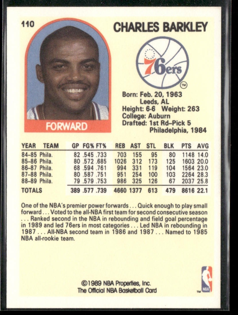 "Sir" Charles Barkley Player Lot Bundle 10 Basketball Cards CB003 Suns Sixers back
