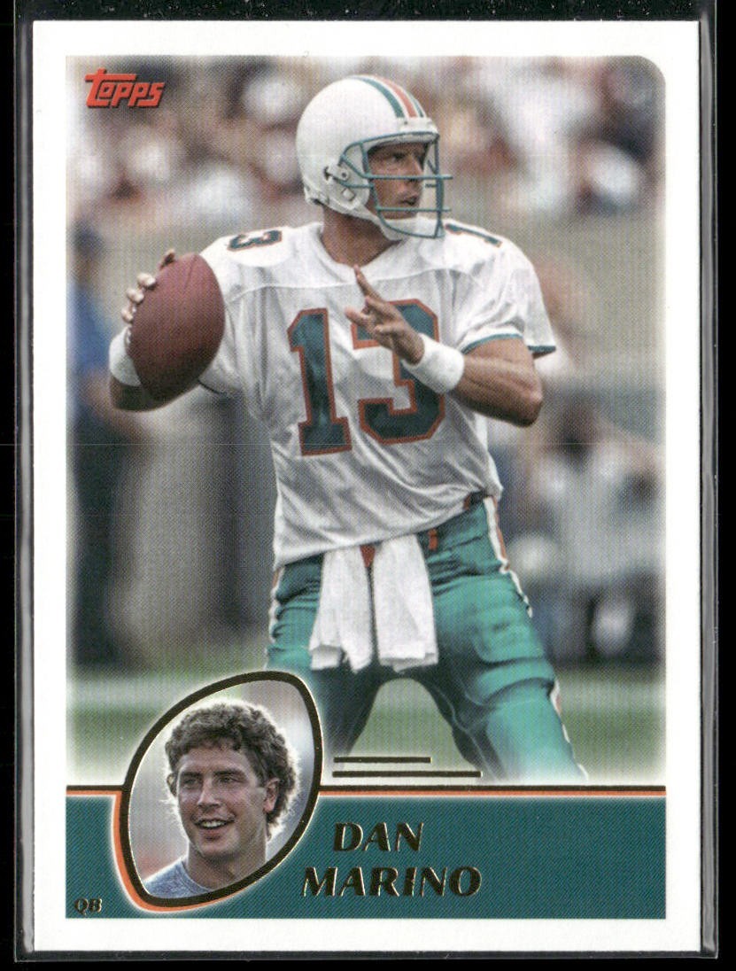 Dan Marino Player Lot Bundle 10 Different Football Cards DM008 Dolphins back