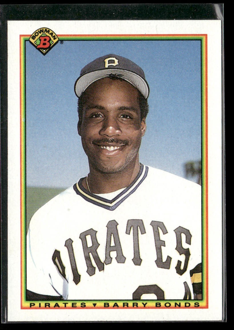 Barry Bonds Player Lot Bundle 10 Different Baseball Cards BB002 Giants Pirates back