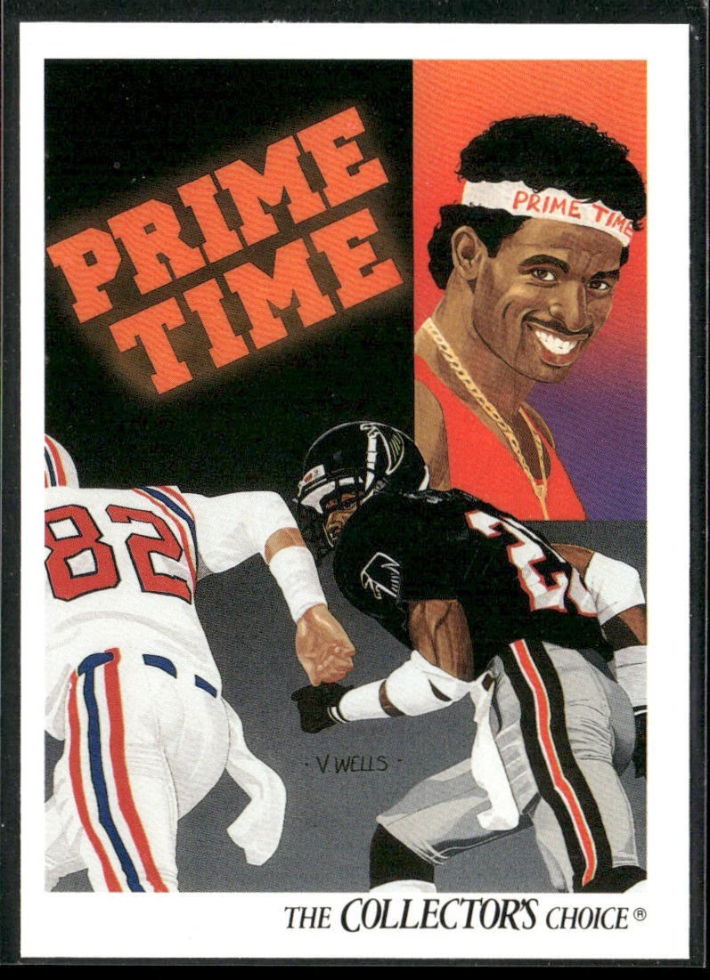 Deion Sanders Player Lot Bundle 10 Different Football Cards DS004 Falcons 49ers back