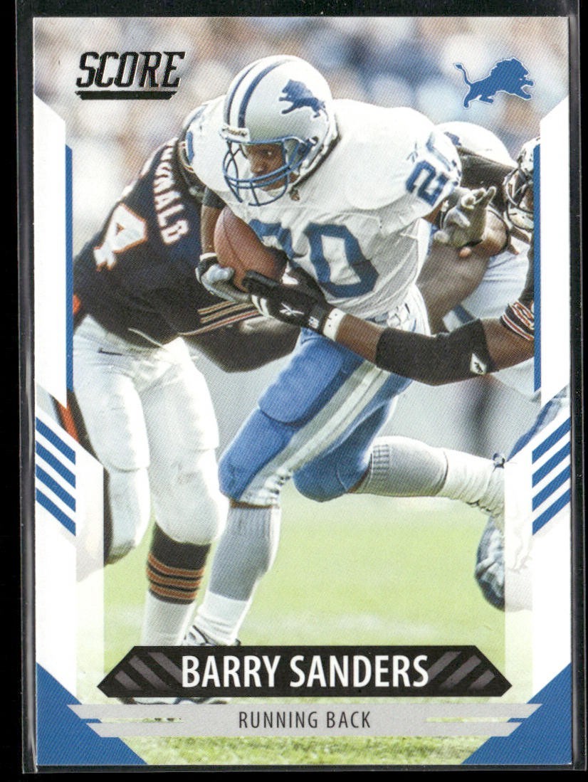 Barry Sanders Player Lot Bundle 10 Different Football Cards BS009 Lions back