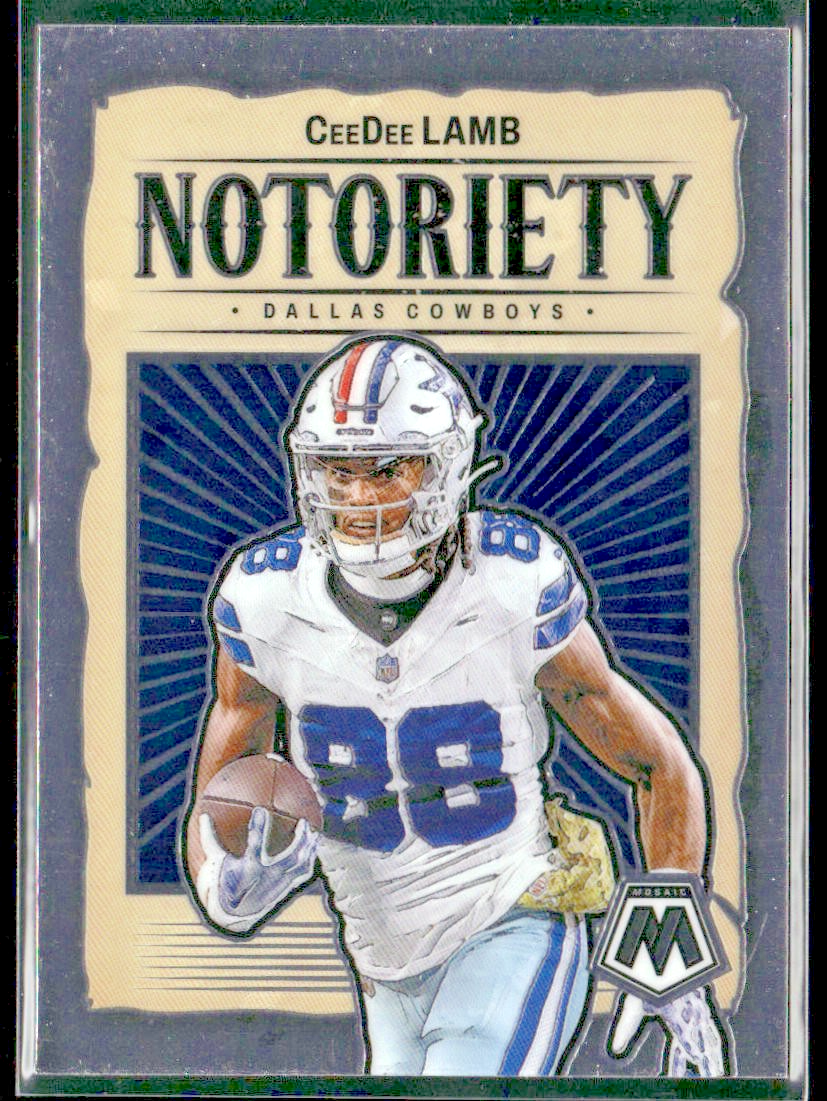 CeeDee Lamb Player Lot Bundle 10 Different Football Cards CDL001 Cowboys front