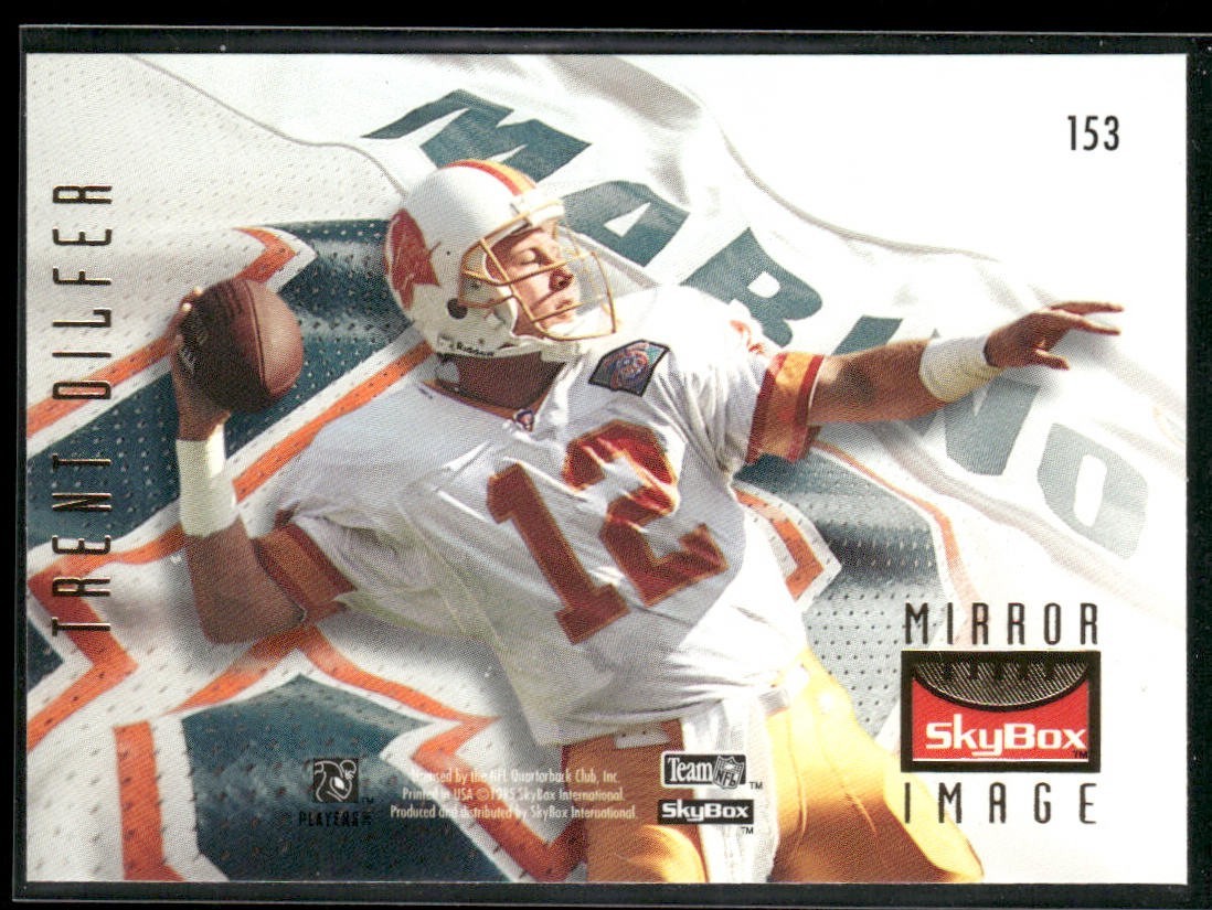 Dan Marino Player Lot Bundle 10 Different Football Cards DM004 Dolphins back
