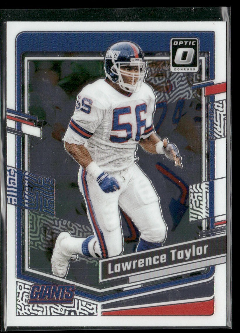 Lawrence Taylor Player Lot Bundle 10 Different Football Cards LT004 Giants back