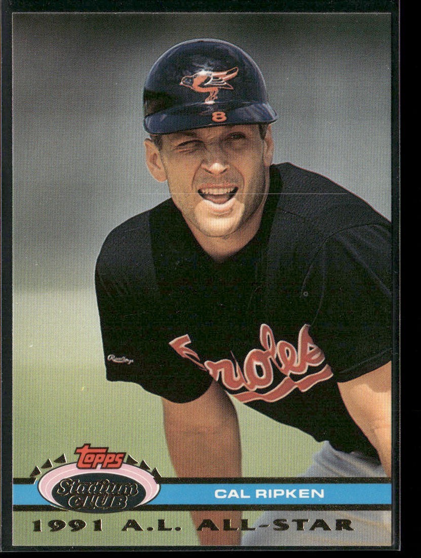 Cal Ripken Jr. Player Lot Bundle 10 Different Baseball Cards CRJ002 Orioles back