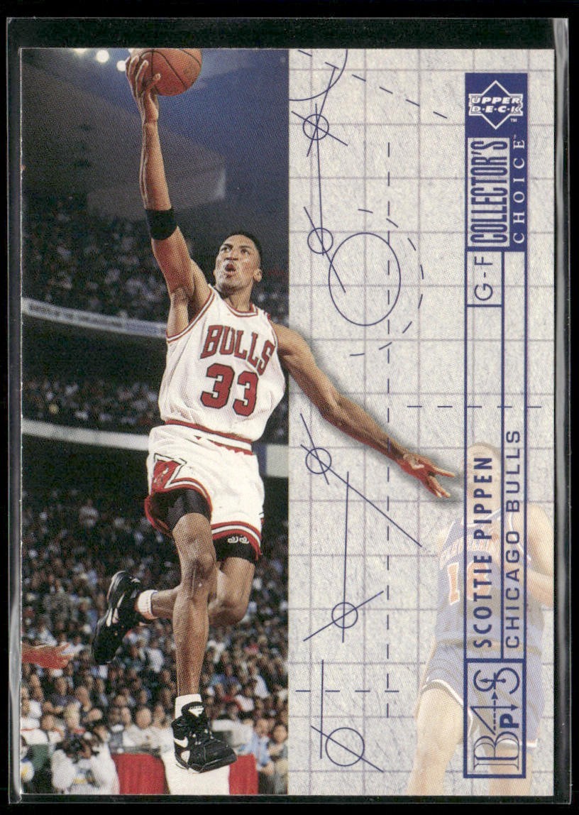 Scottie Pippen Player Lot Bundle 10 Basketball Cards SP004 Chicago Bulls back