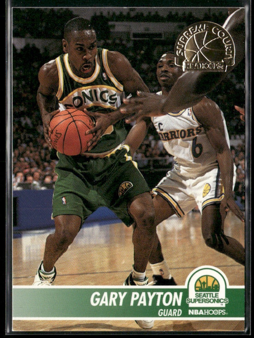 Gary Payton Player Lot Bundle 10 Basketball Cards GP002 Supersonics back