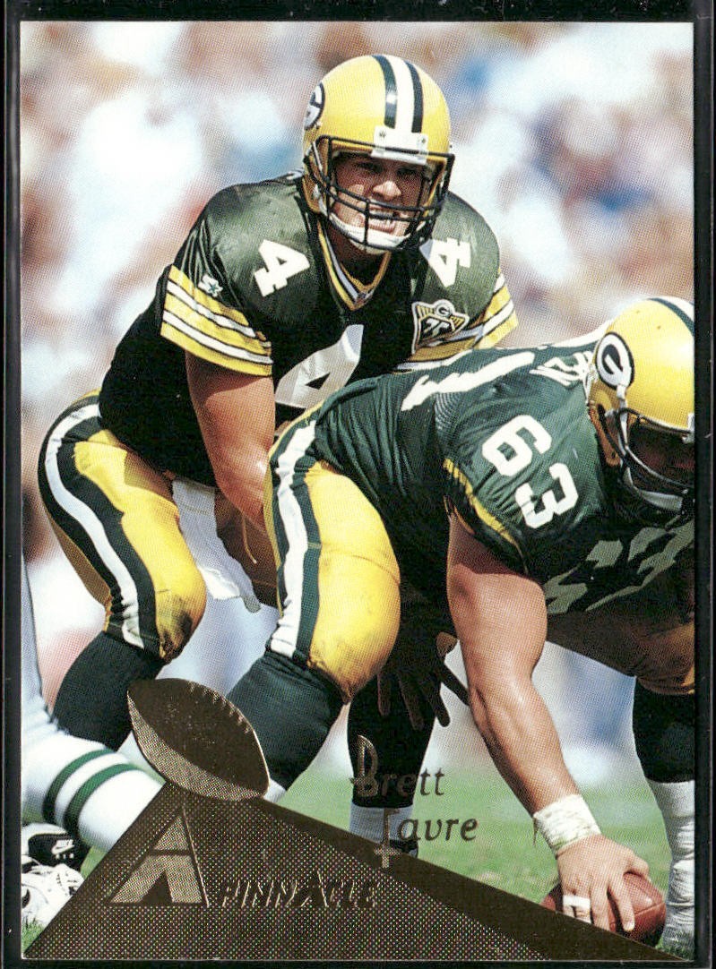 Brett Favre Player Lot Bundle 10 Different Football Cards BF005 Packers 1 RC back