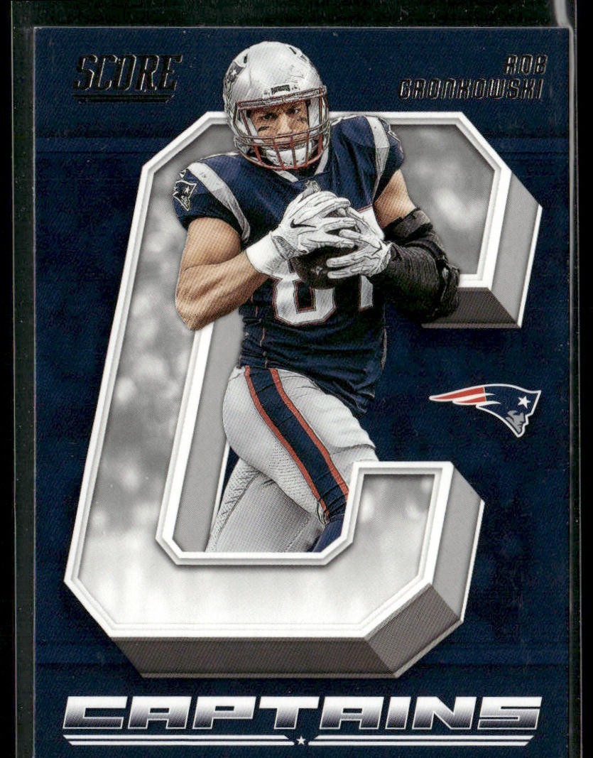 Rob Gronkowski Player Lot Bundle 10 Different Football Cards RG002 back