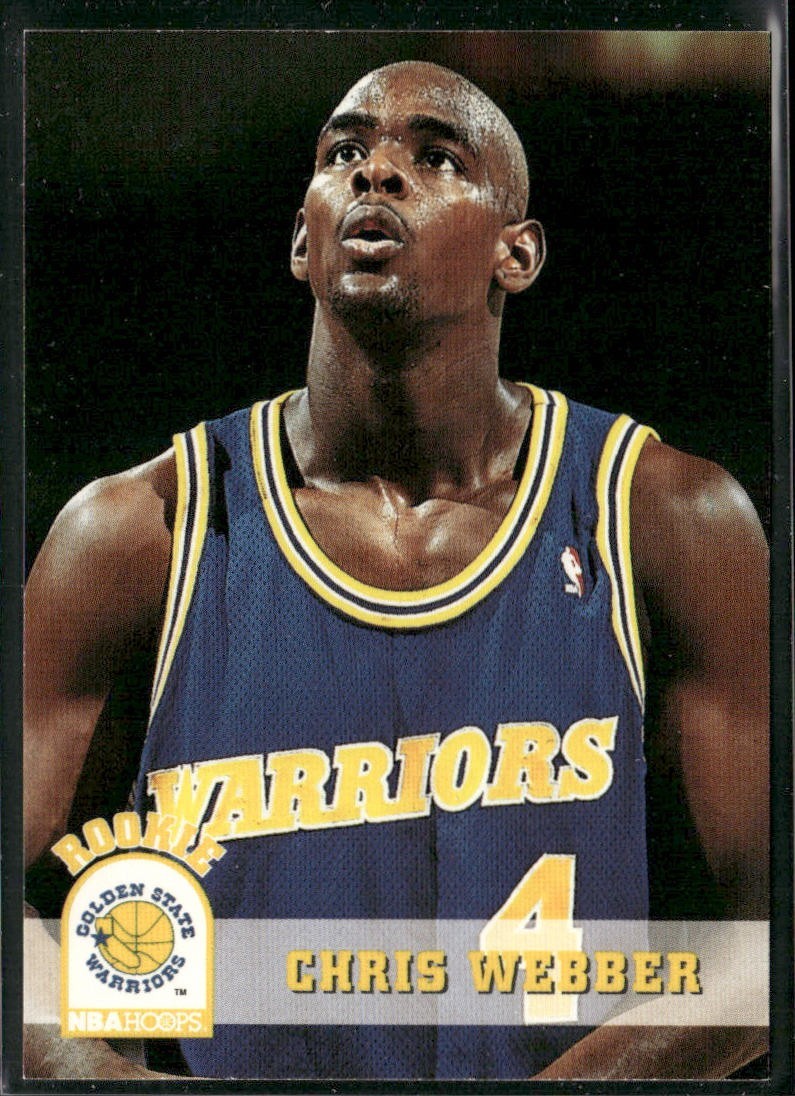 Chris Webber Player Lot Bundle 10 Basketball Cards CW001 Warriors 1 RC front