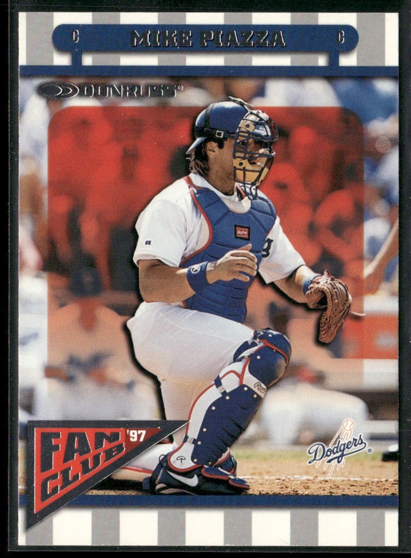 Mike Piazza Player Lot Bundle 10 Different Baseball Cards MP003 Dodgers Mets back