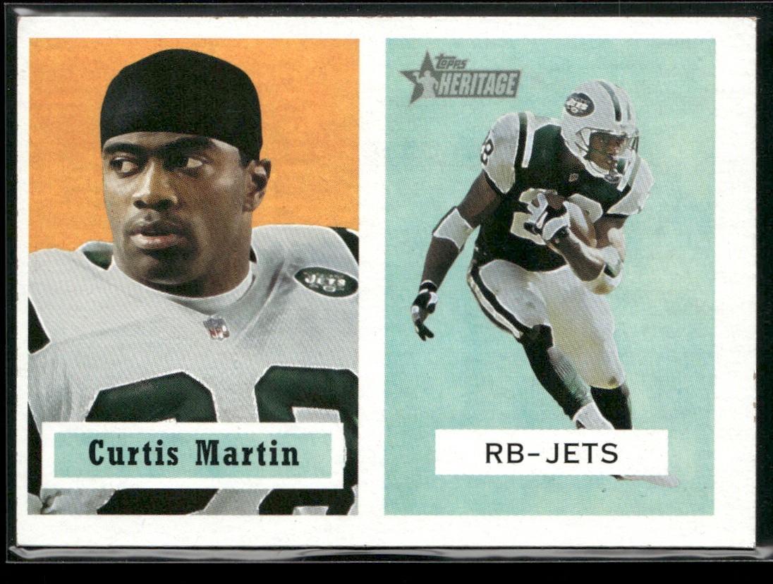 Curtis Martin Player Lot Bundle 10 Different Football Cards CM002 1 RC back