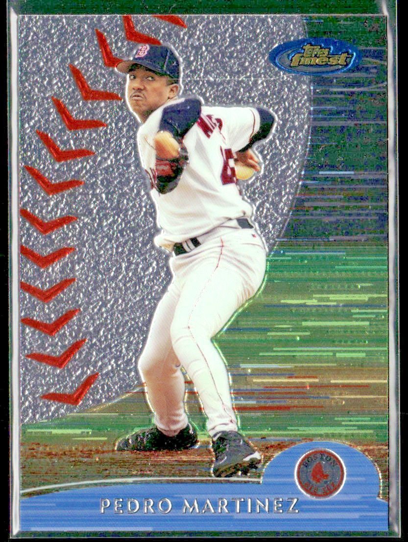 Pedro Martinez Player Lot Bundle 10 Different Baseball Cards PM001 Red Sox front