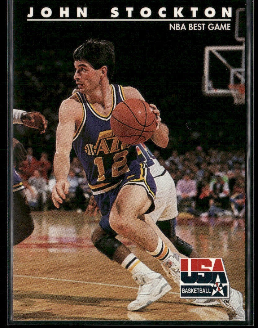 John Stockton Player Lot Bundle 10 Basketball Cards JS004 Utah Jazz back