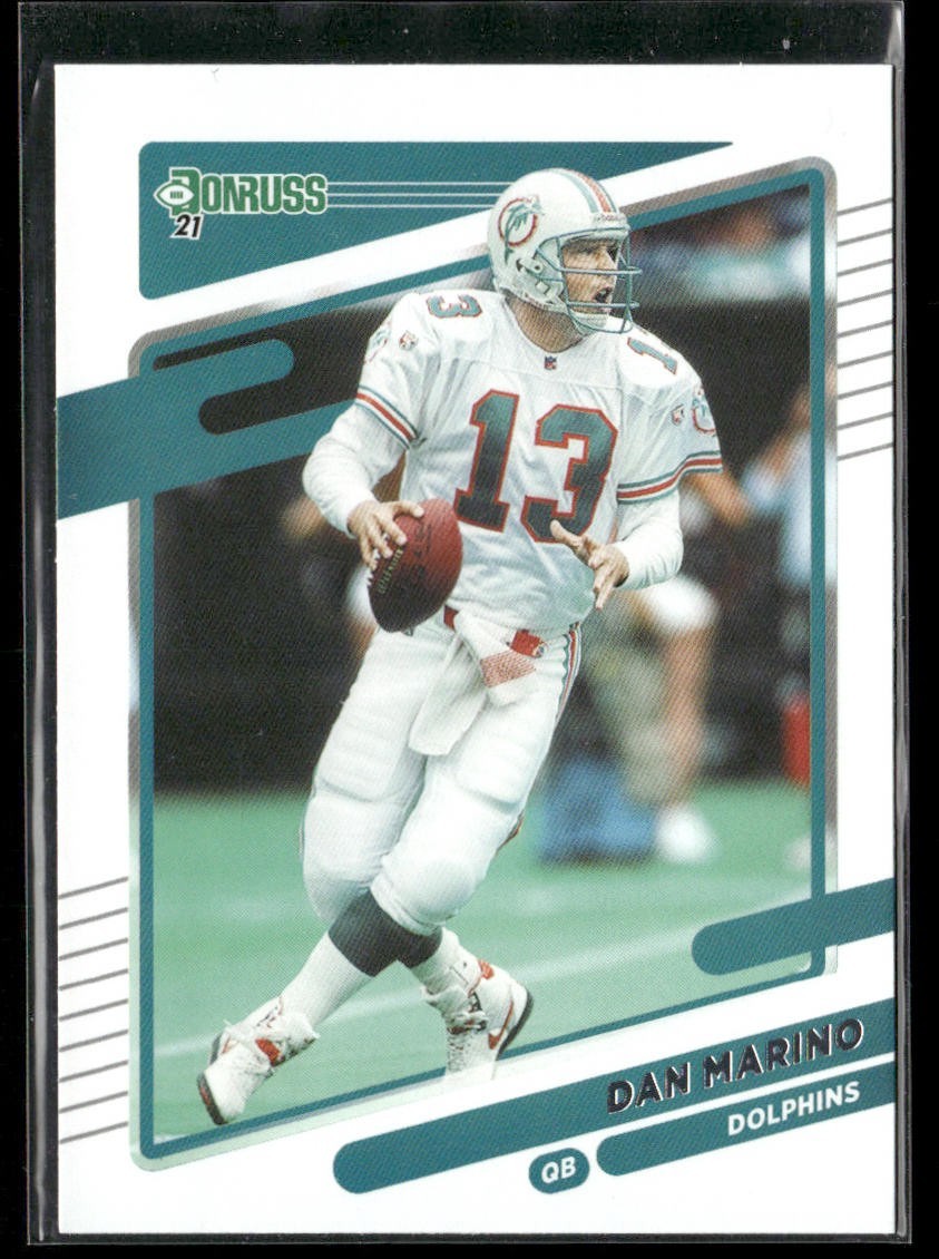Dan Marino Player Lot Bundle 10 Different Football Cards DM001 Dolphins back