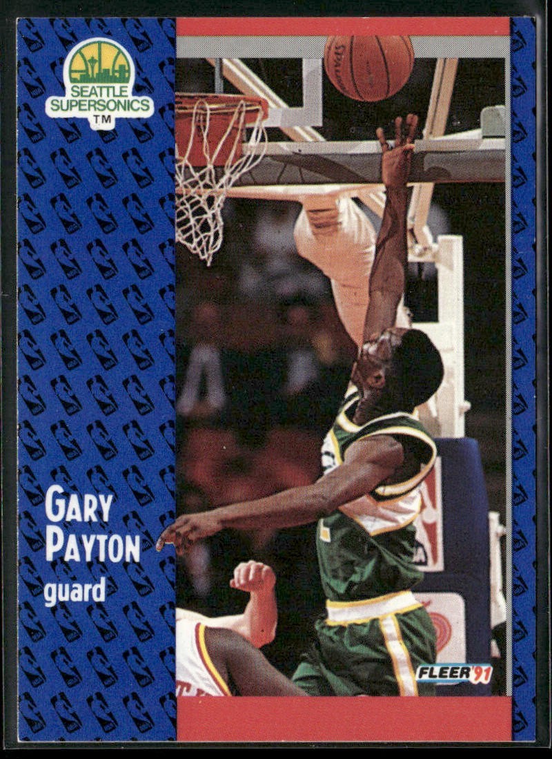 Gary Payton Player Lot Bundle 10 Basketball Cards GP002 Supersonics back