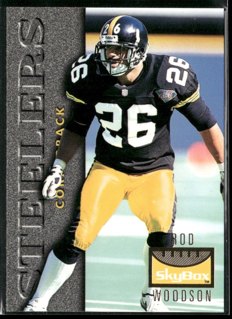 Rod Woodson Player Lot Bundle 10 Different Football Cards RW004 Steelers back