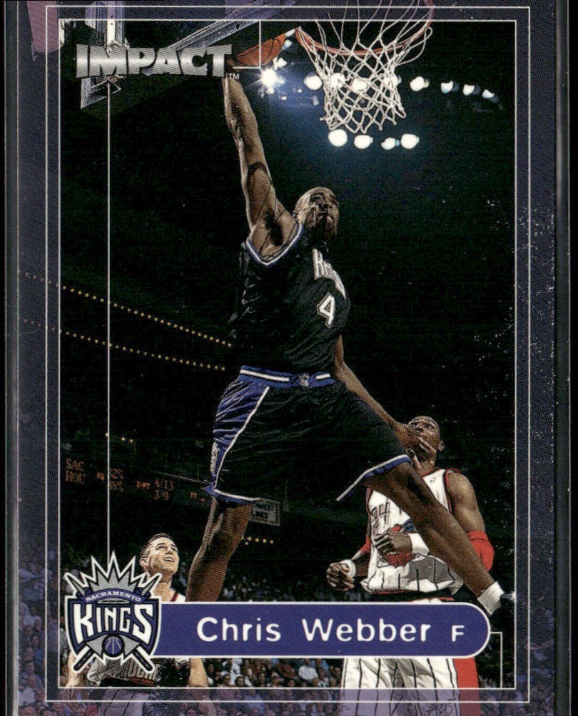 Chris Webber Player Lot Bundle 10 Basketball Cards CW002 Warriors 1 RC back