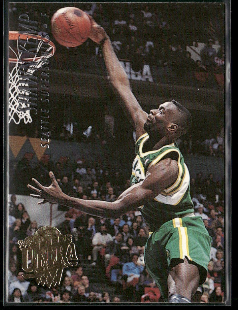 Shawn Kemp Player Lot Bundle 10 Basketball Cards SK005 Supersonics Cavs back