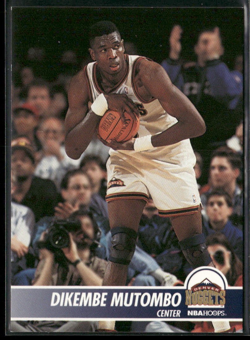 Dikembe Mutombo Player Lot Bundle 10 Basketball Cards DM001 1 RC back