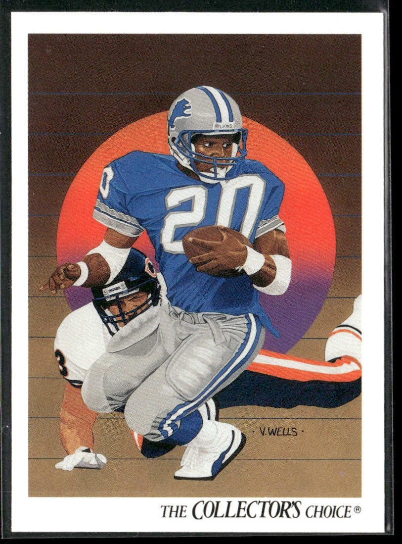 Barry Sanders Player Lot Bundle 10 Different Football Cards BS009 Lions back