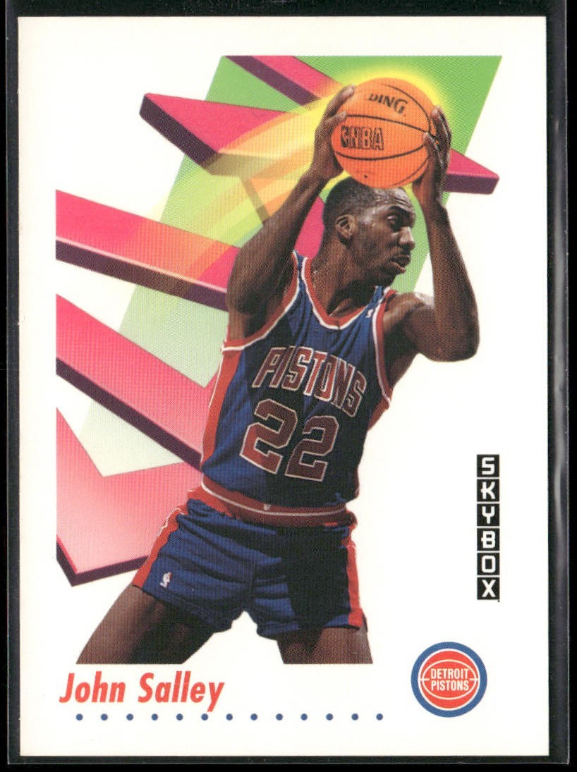 John Salley Player Lot Bundle 10 Basketball Cards JS003 Heat Pistons back