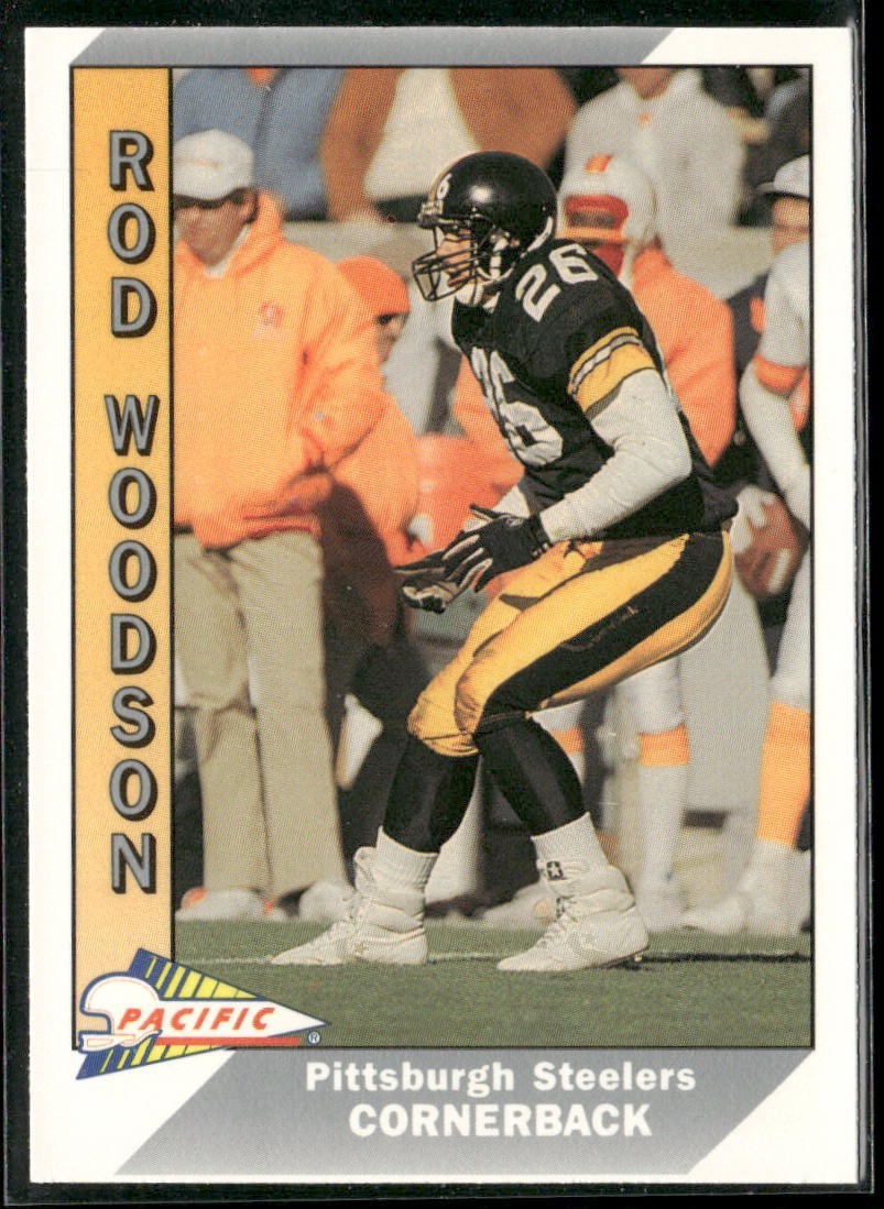 Rod Woodson Player Lot Bundle 10 Different Football Cards RW005 Steelers back