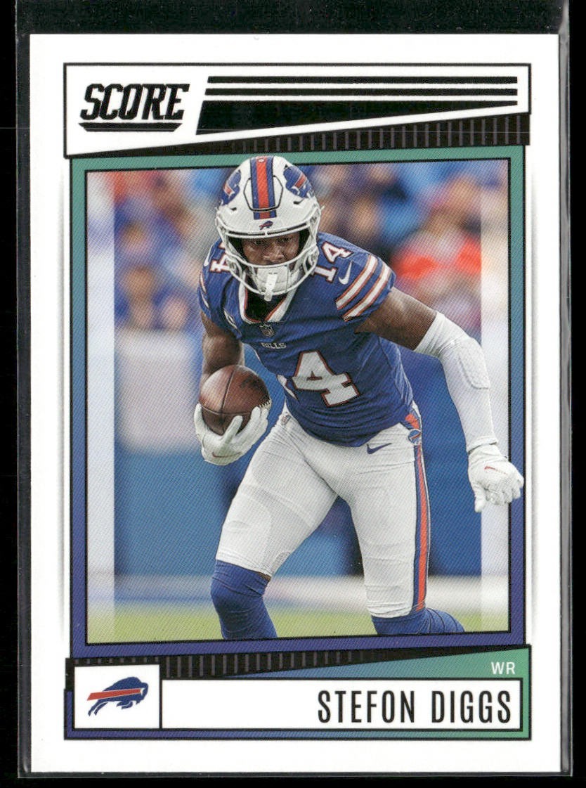 Stefon Diggs Player Lot Bundle 10 Different Football Cards SD003 Bills Vikings back