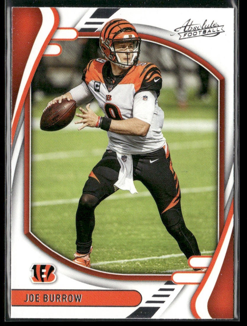 Joe Burrow Player Lot Bundle 10 Different Football Cards JB001 Bengals back