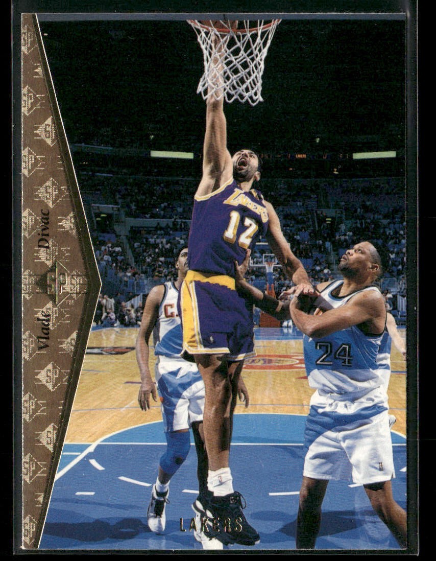 Vlade Divac Player Lot Bundle 10 Basketball Cards VD002 Lakers Hornets back