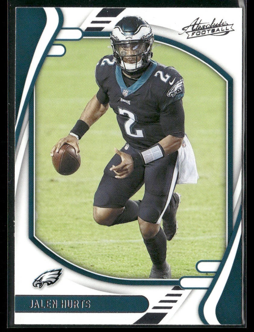 Jalen Hurts Player Lot Bundle 10 Different Football Cards JH001 Eagles back