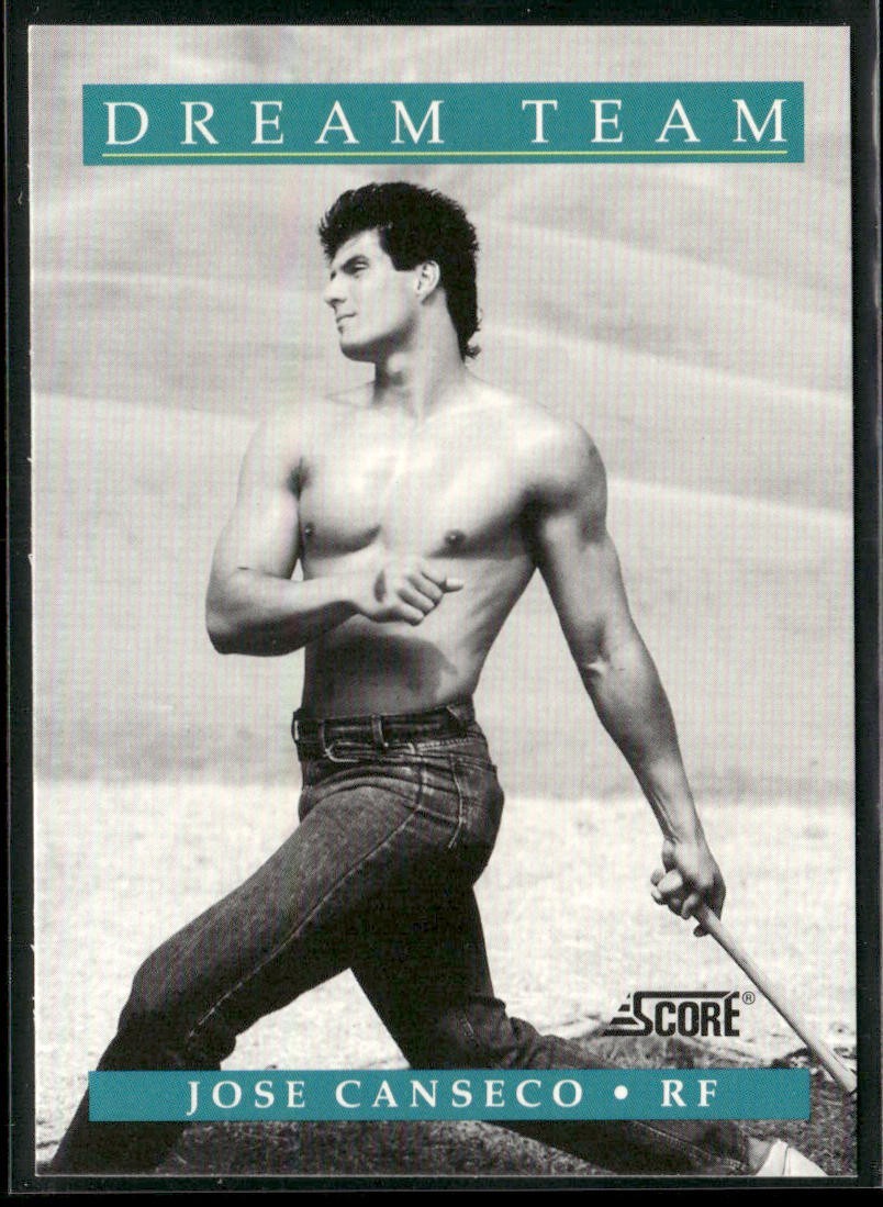 Jose Canseco Player Lot Bundle 10 Different Baseball Cards JC001 Athletics back