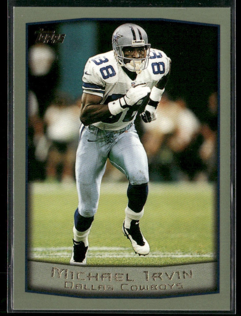 Michael Irvin Player Lot Bundle 10 Different Football Cards MI005 Cowboys back